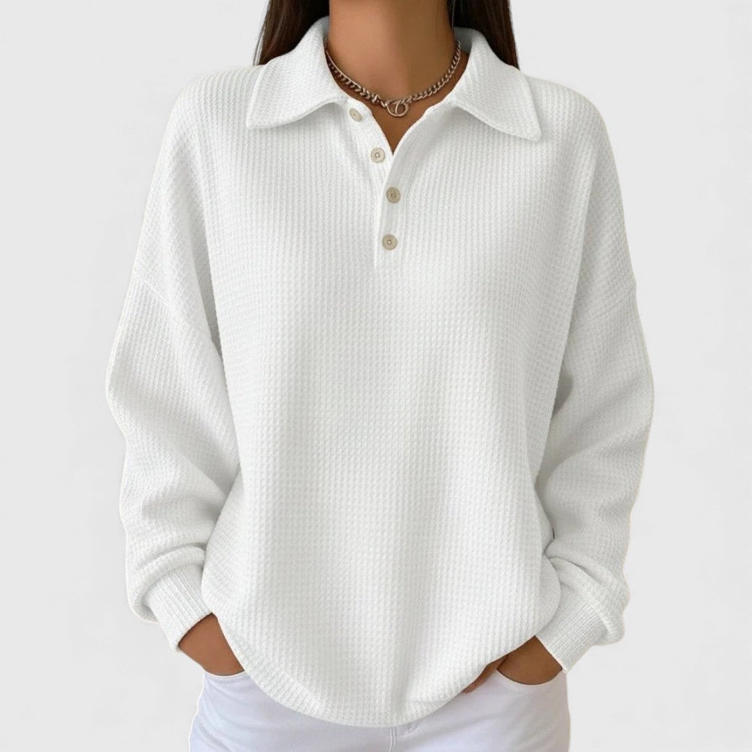 Mila | Soft Knit Collar Sweater