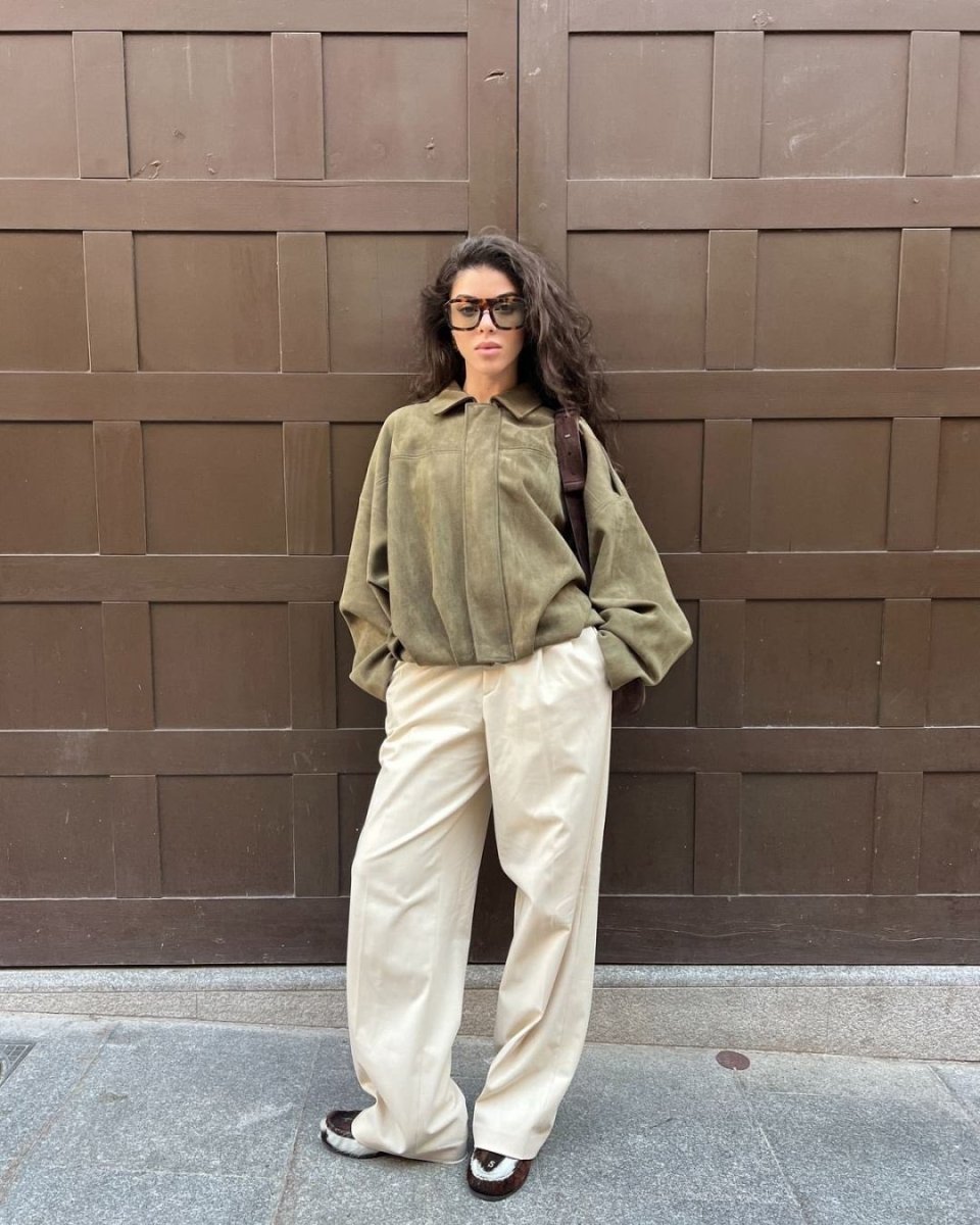 JADA SUEDE URBAN BOMBER JACKET